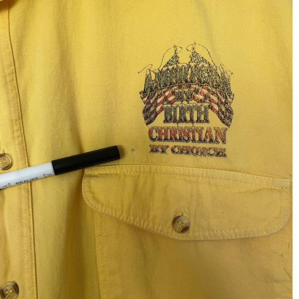 VTG Retro Sturgis 2003 South Dakota Yellow Motorcycle XXL Vest Jacket - Picture 6 of 9